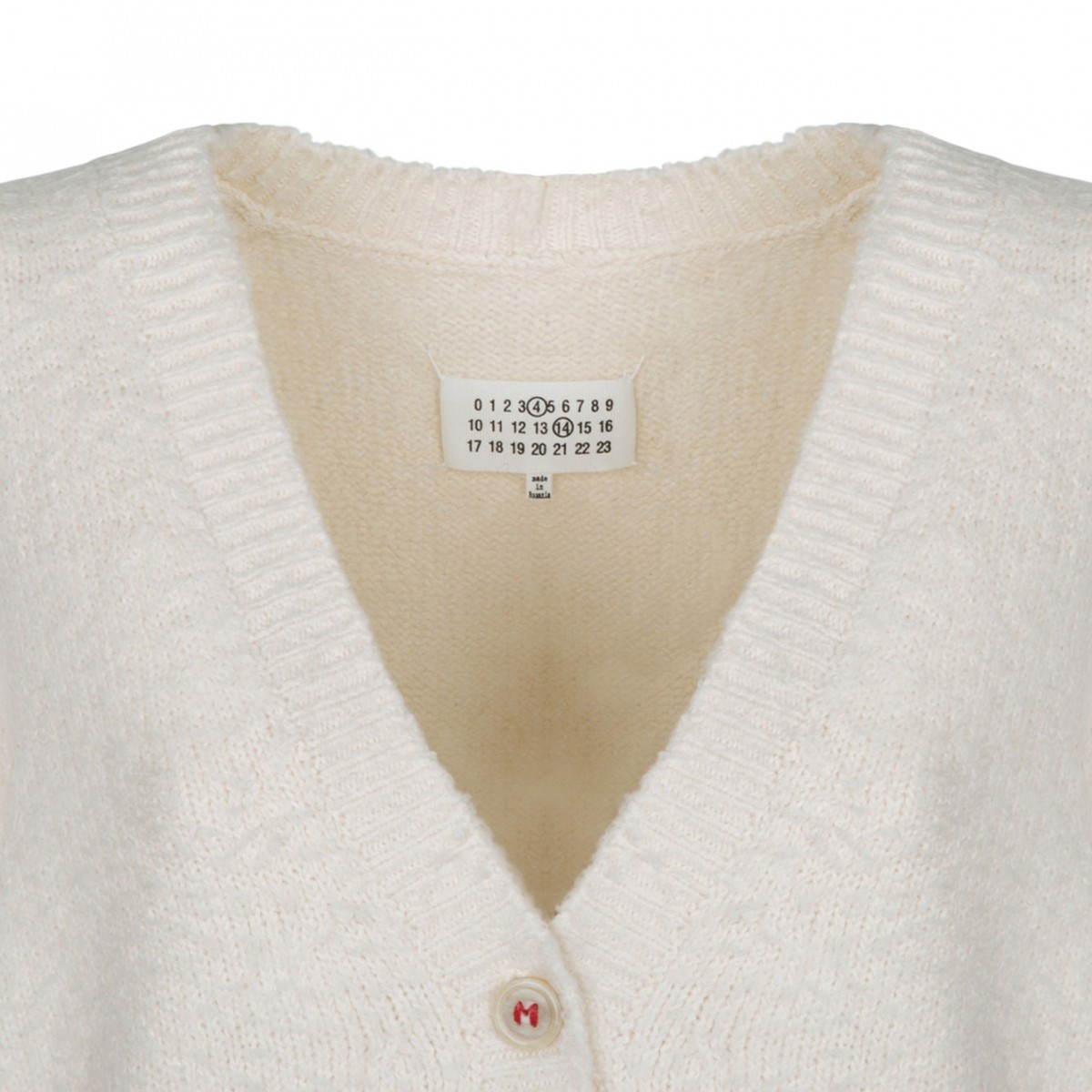 White Knitted Cardigan