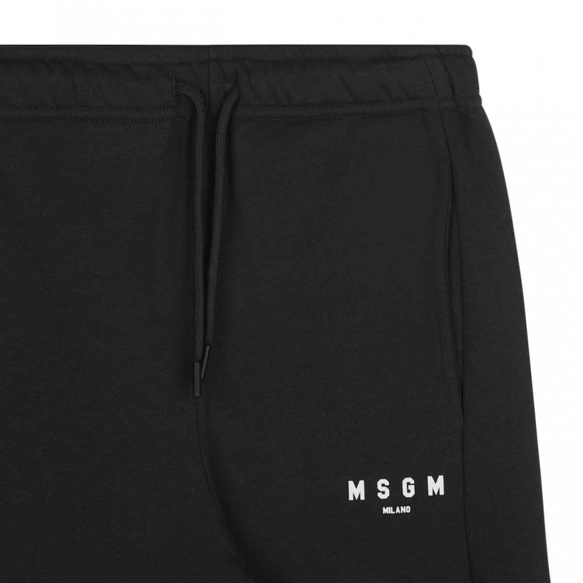 Black Logo Print Sweatpants