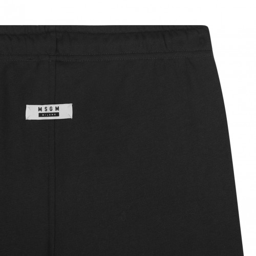 Black Logo Print Sweatpants
