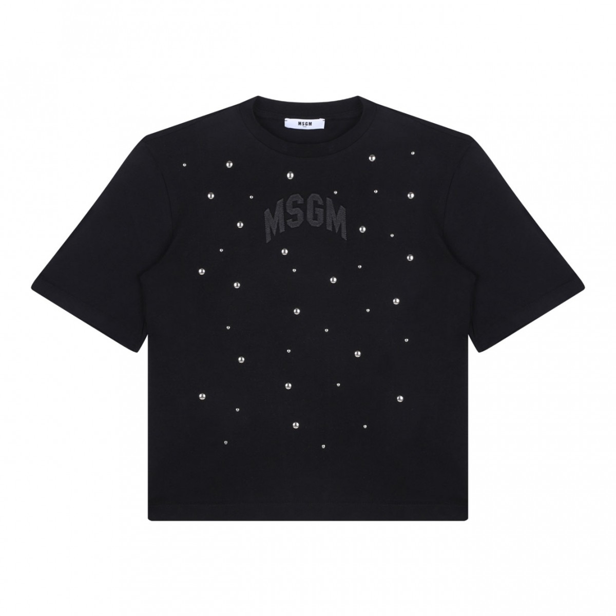 Black Studded T-Shirt