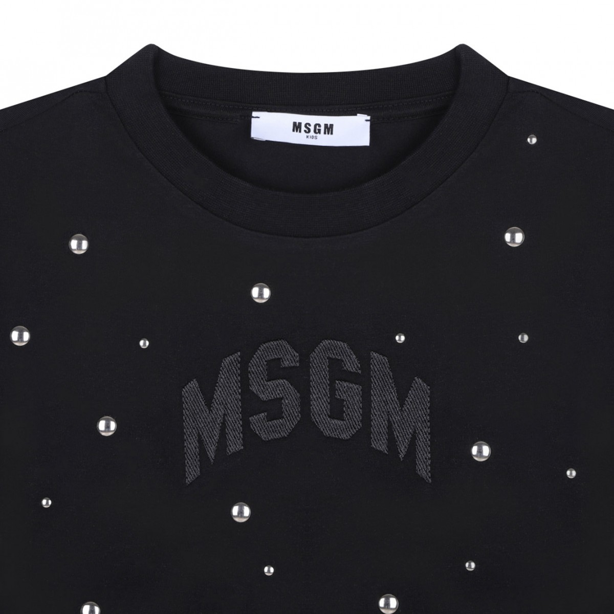 Black Studded T-Shirt