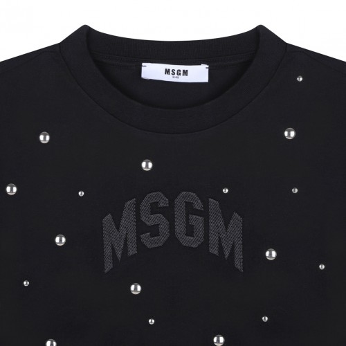 Black Studded T-Shirt