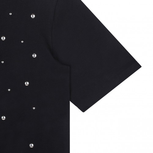 Black Studded T-Shirt