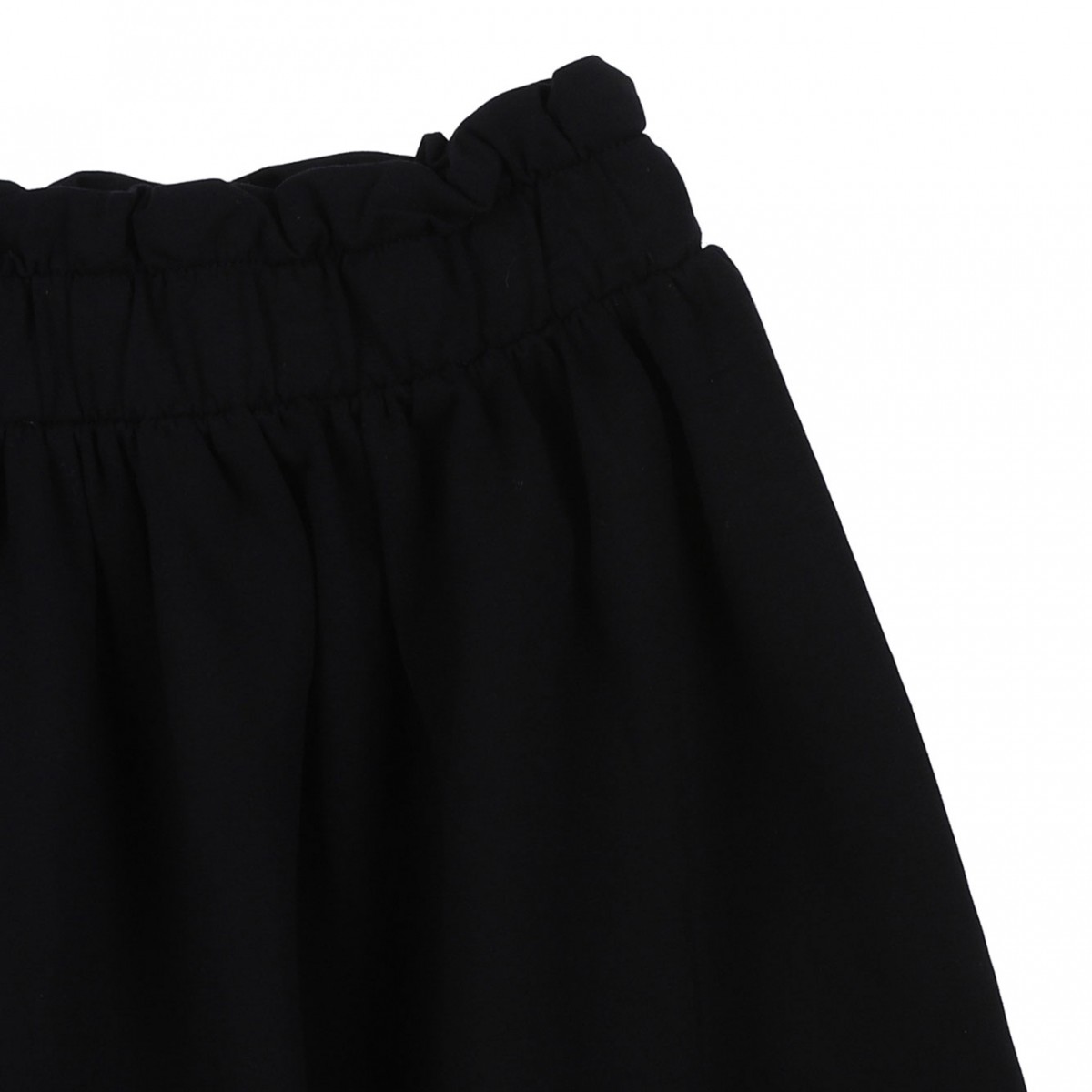 Black Logo Print Skirt