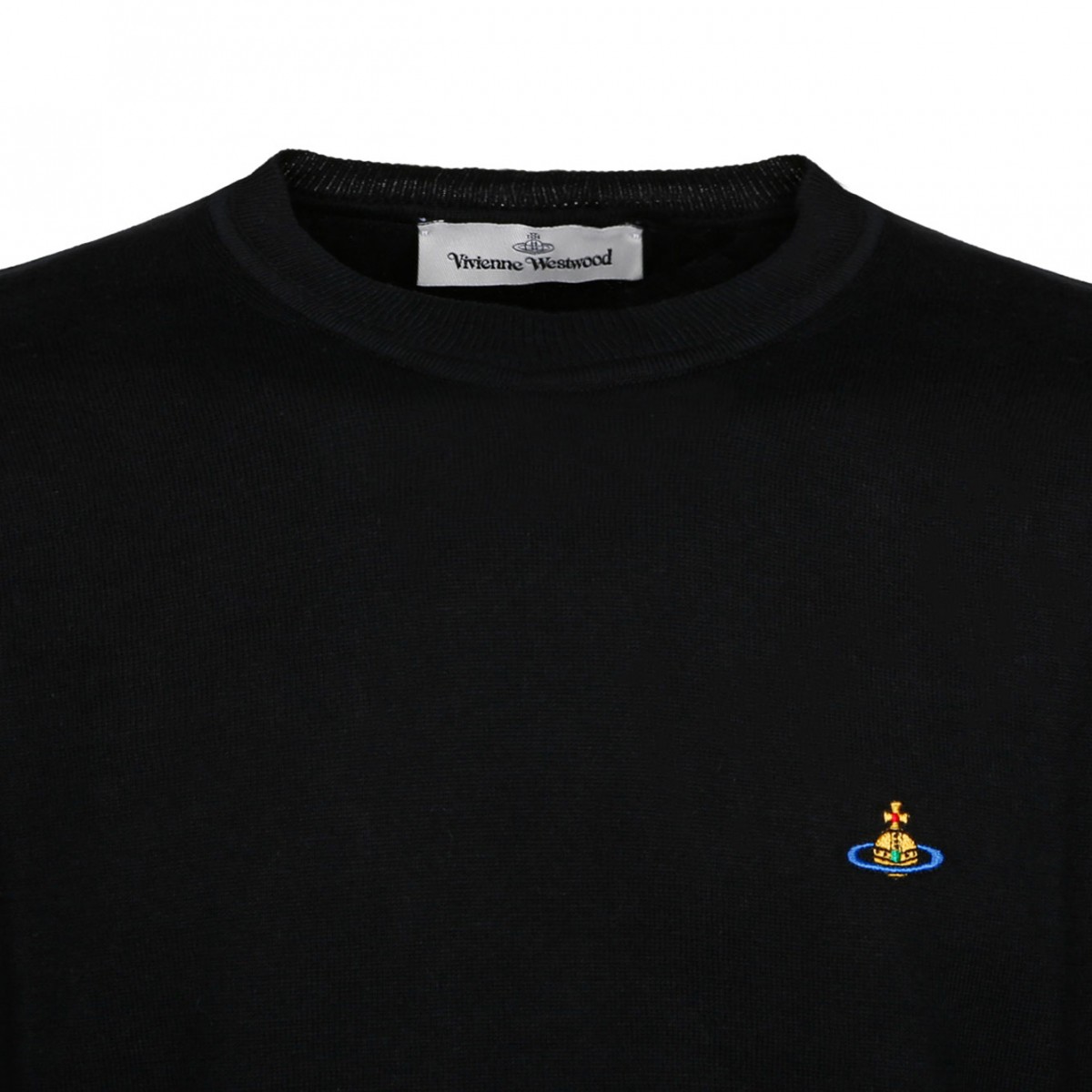 Alex Round Neck Black Knitwear