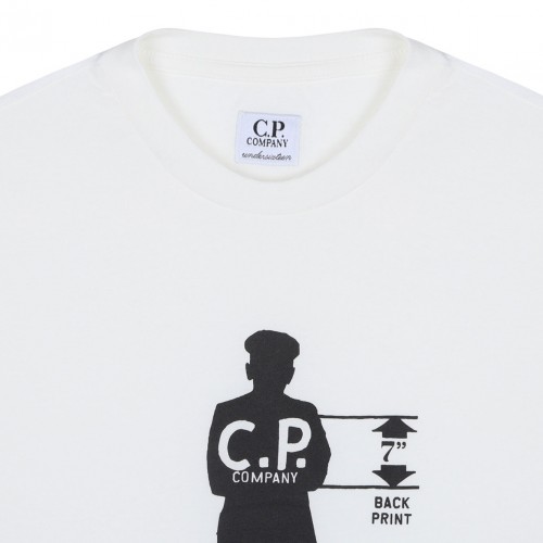 White Graphic Print T-Shirt