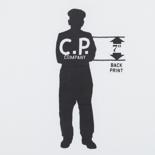 White Graphic Print T-Shirt