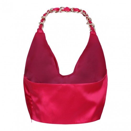 Deep Pink Silk Top 2