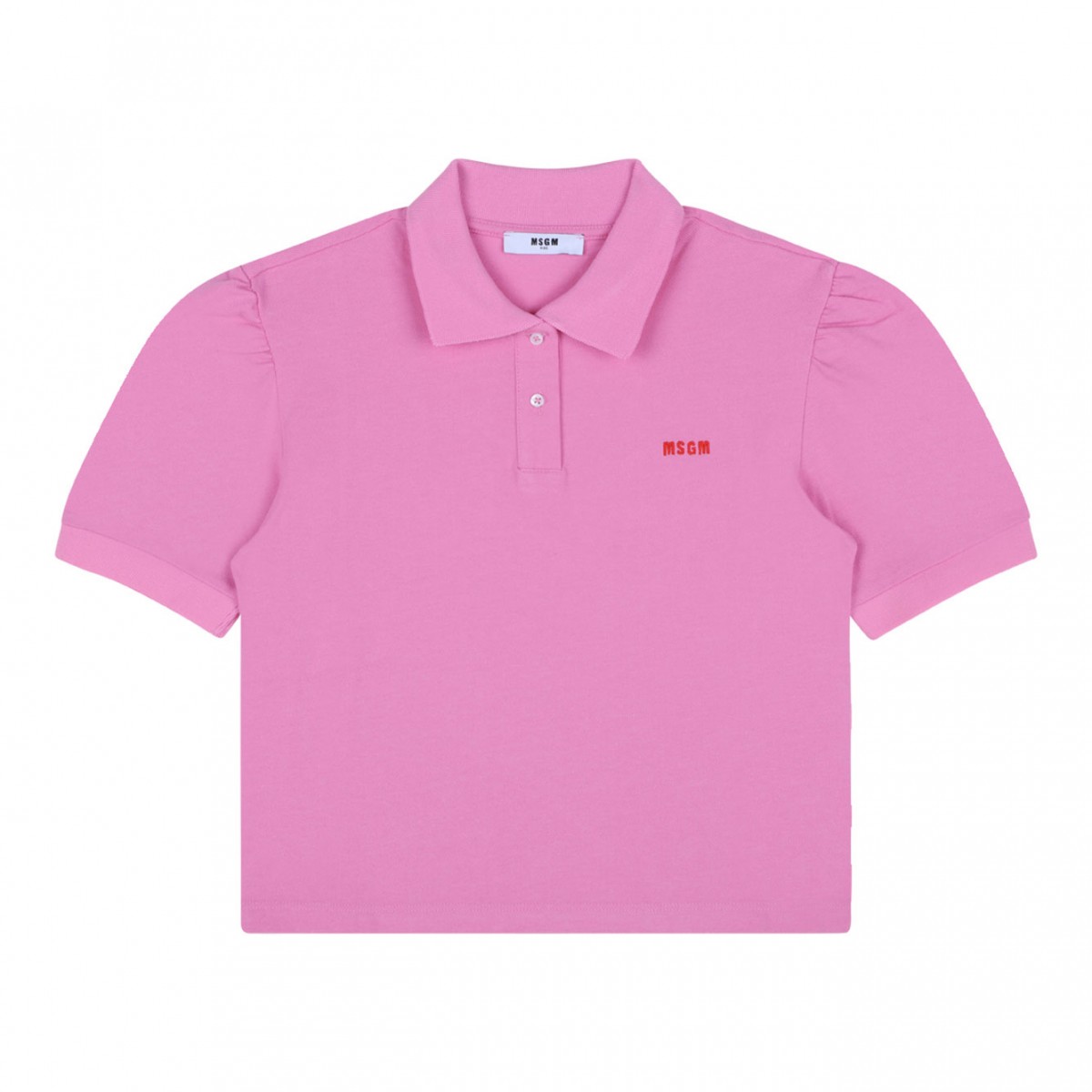 Pink Pique Polo Shirt