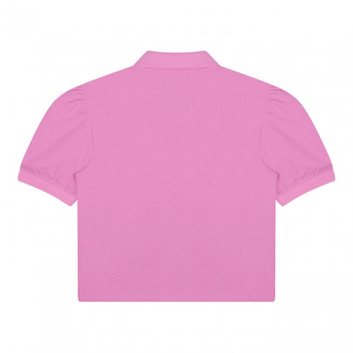 Pink Pique Polo Shirt 2