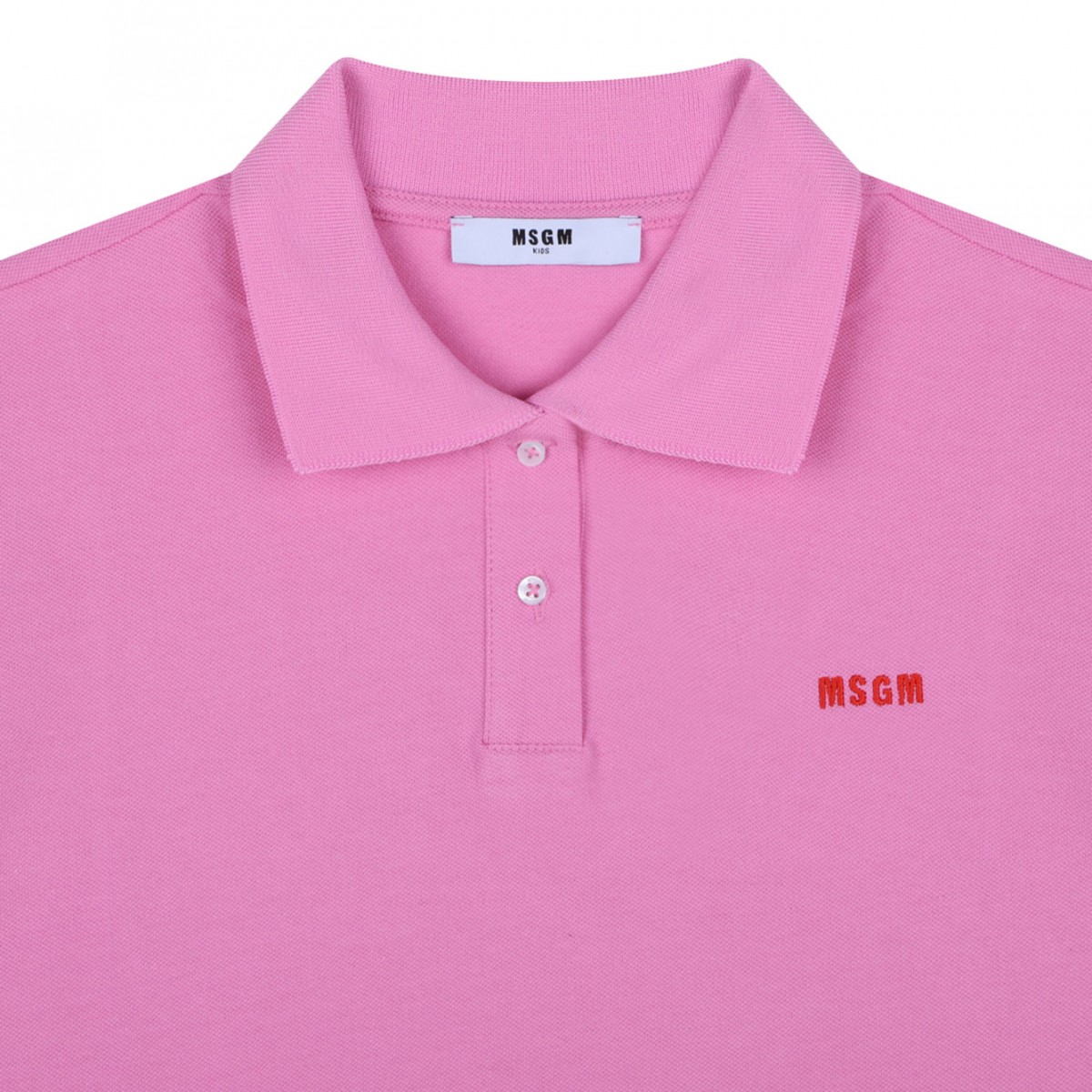 Pink Pique Polo Shirt