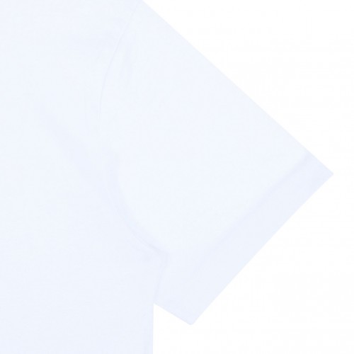 White Logo Print T-Shirt