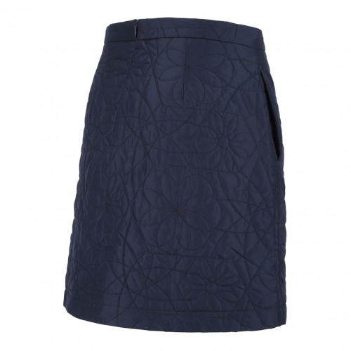 Navy Blue Quilted Skirt