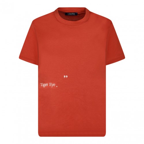 Orange Print T-Shirt