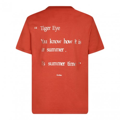 Orange Print T-Shirt 2