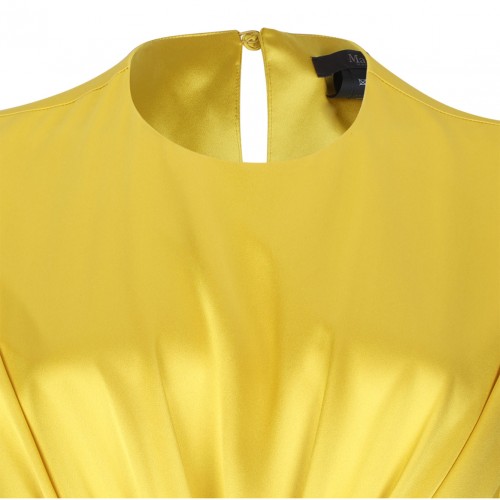 Yellow Silk Dress