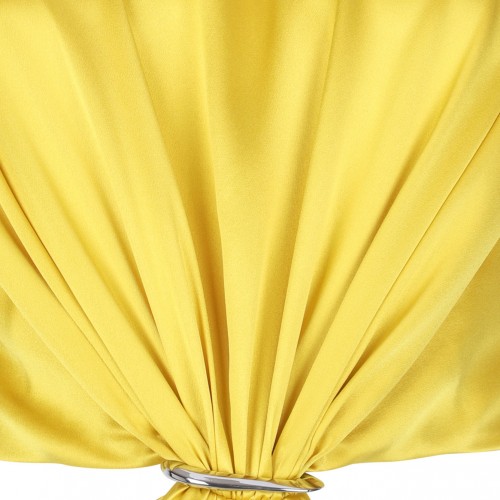 Yellow Silk Dress