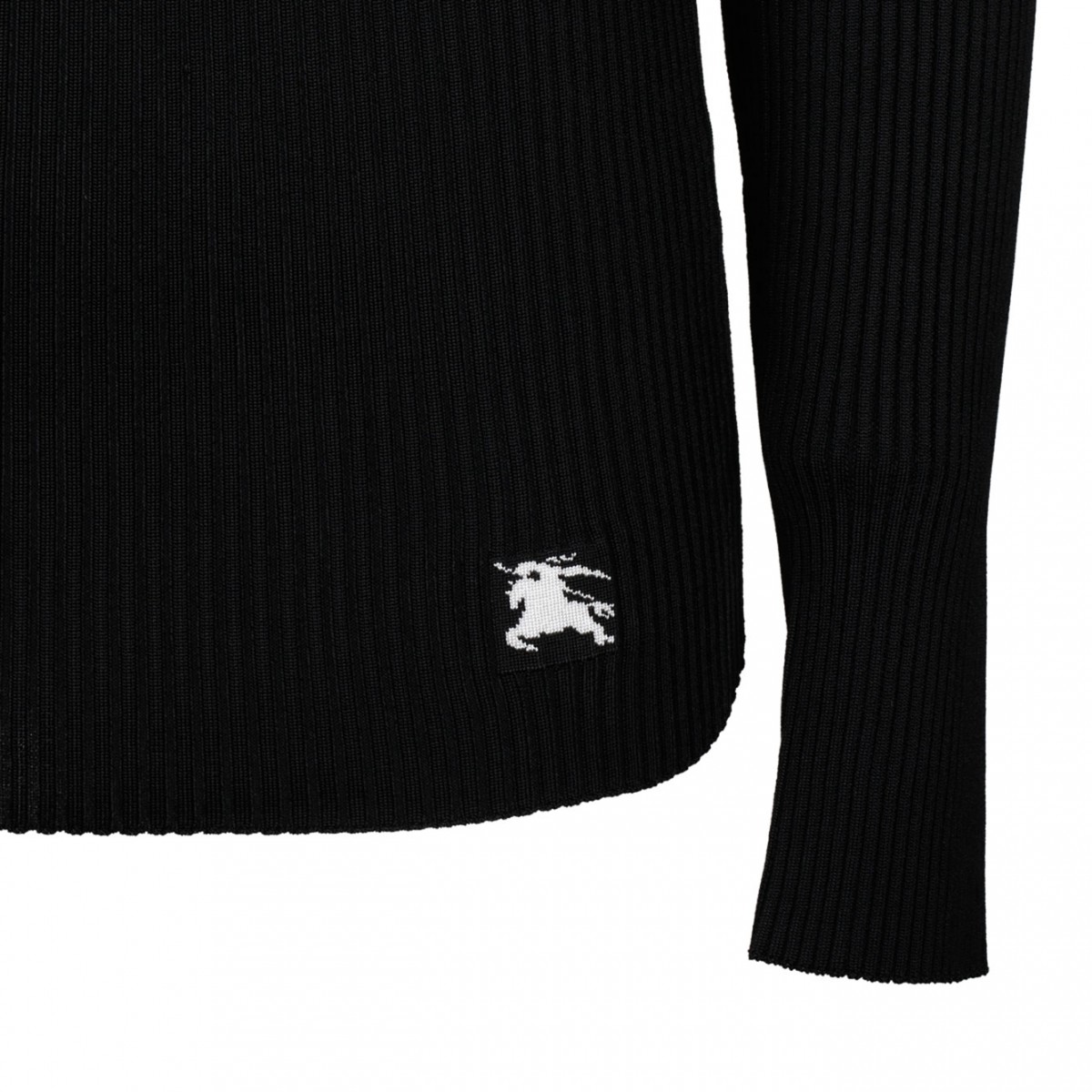 Scarf Rib Knit Sweater