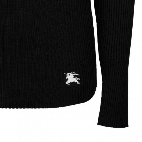 Scarf Rib Knit Sweater