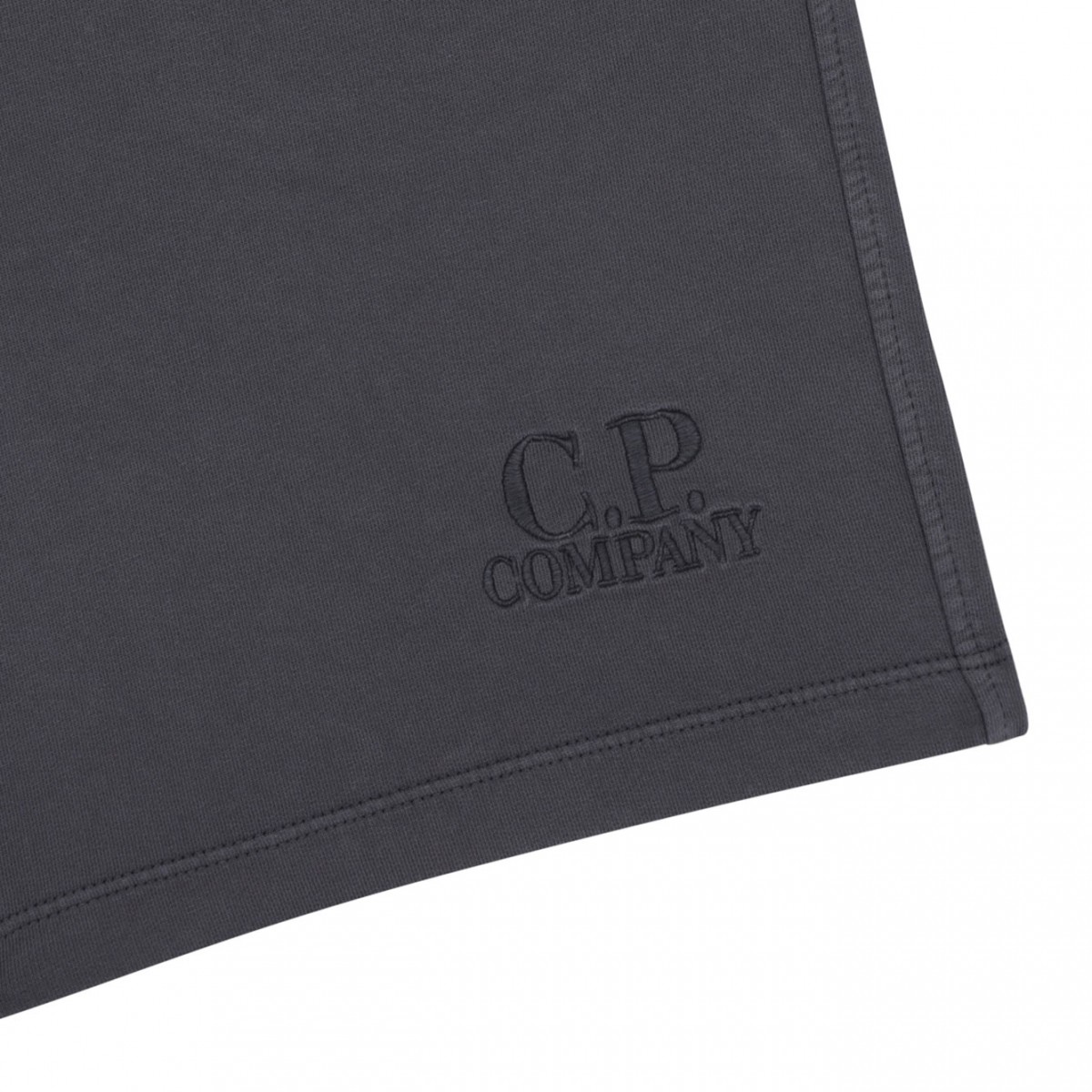 Anthracite Grey Logo Print Shorts