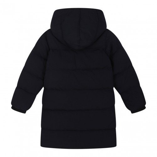 Black Hooded Puffer Coat 2