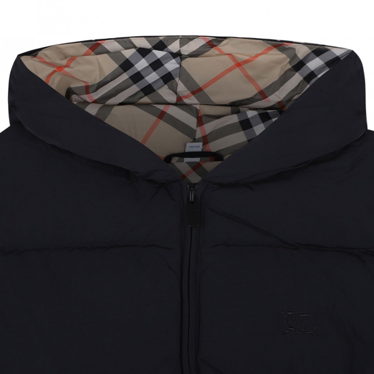 Black Hooded Puffer Coat