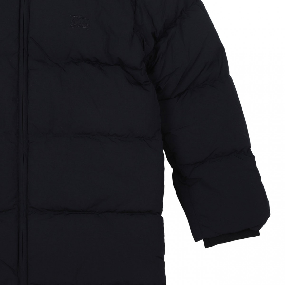 Black Hooded Puffer Coat
