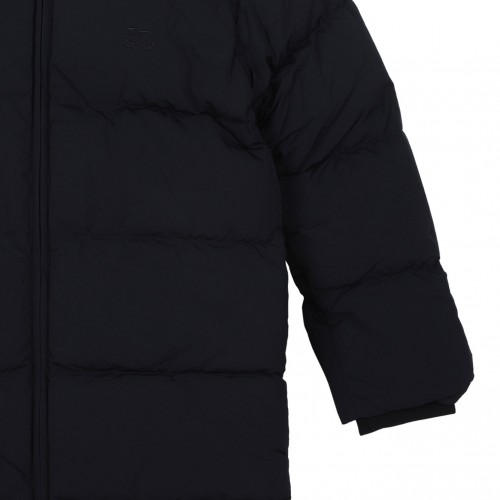 Black Hooded Puffer Coat