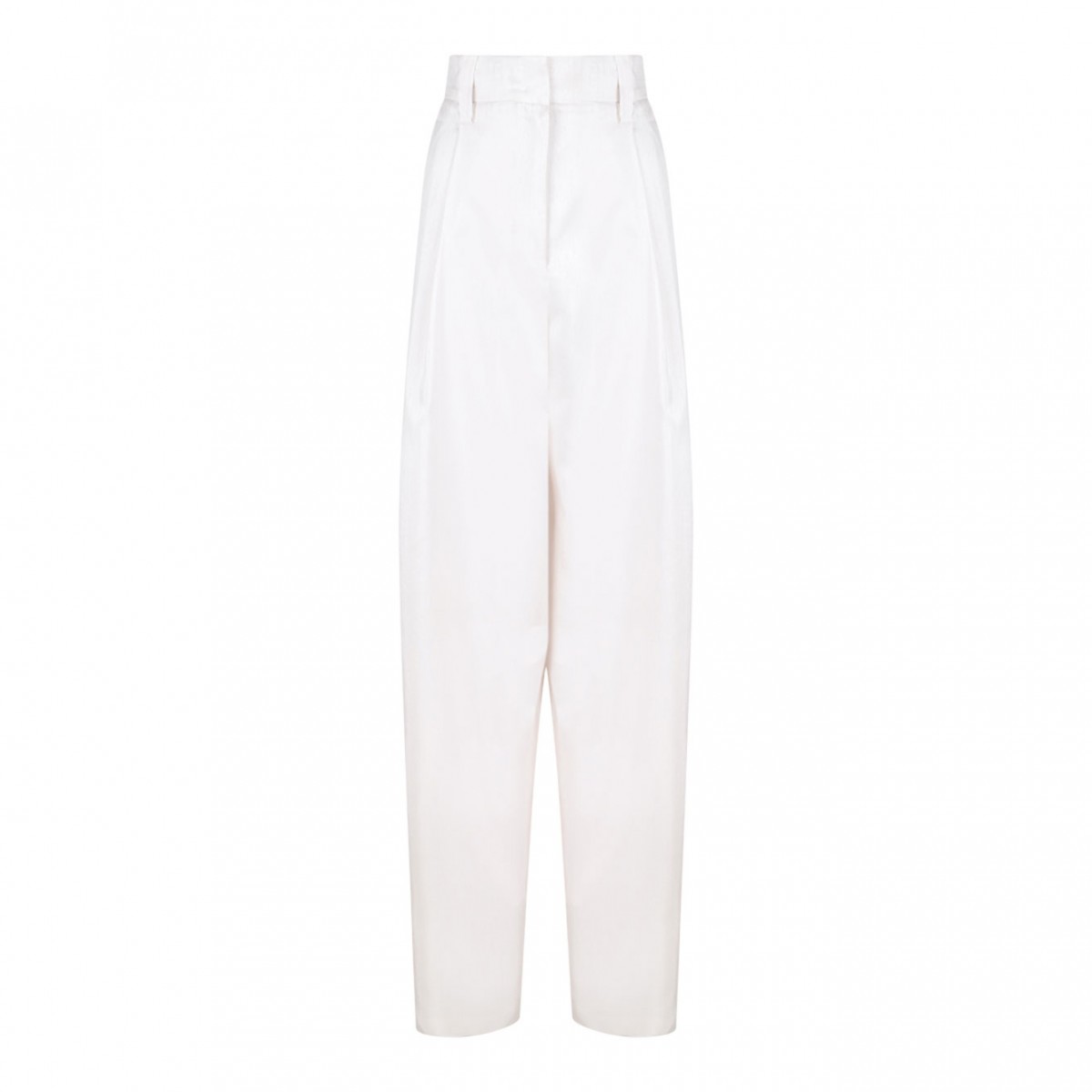 Light Beige Texture Trousers