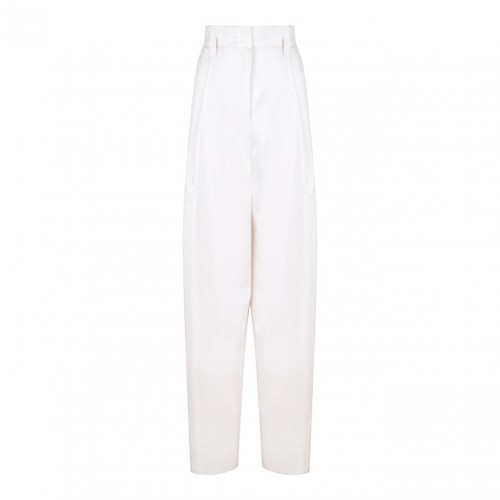 Light Beige Texture Trousers