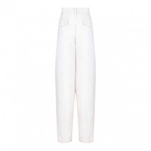 Light Beige Texture Trousers