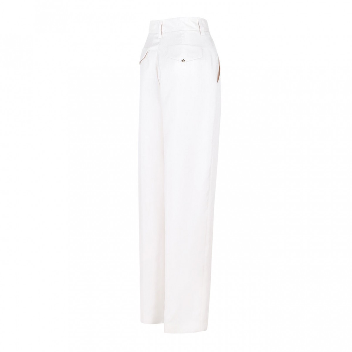 Light Beige Texture Trousers