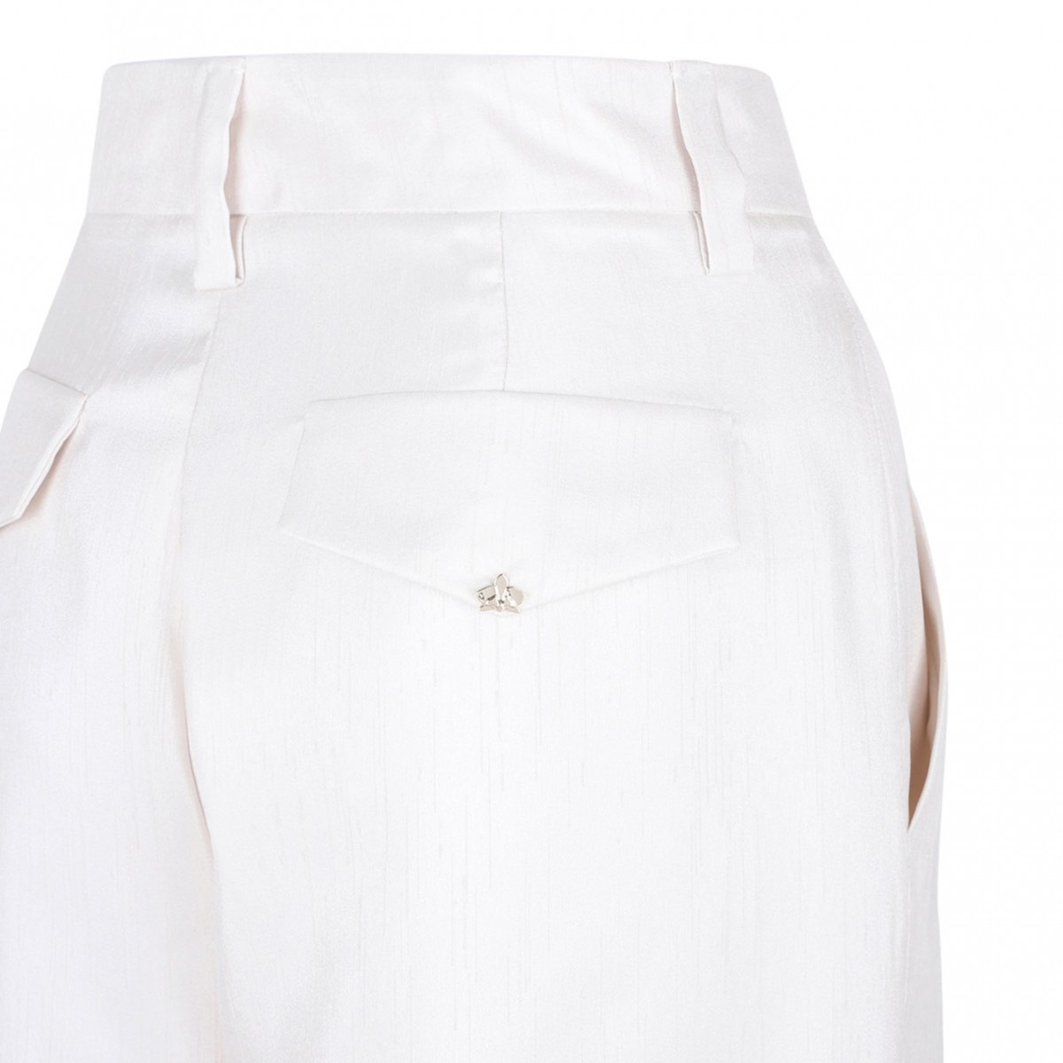 Light Beige Texture Trousers