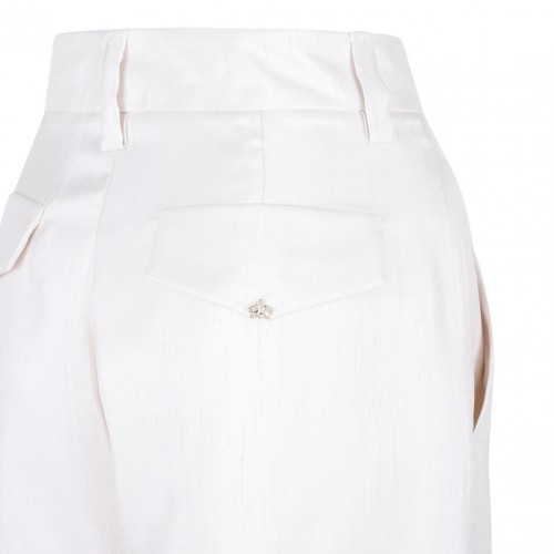 Light Beige Texture Trousers