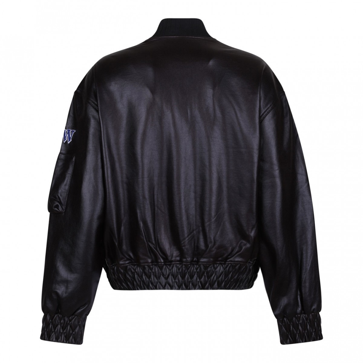 Black Bernardo Bomber Jacket