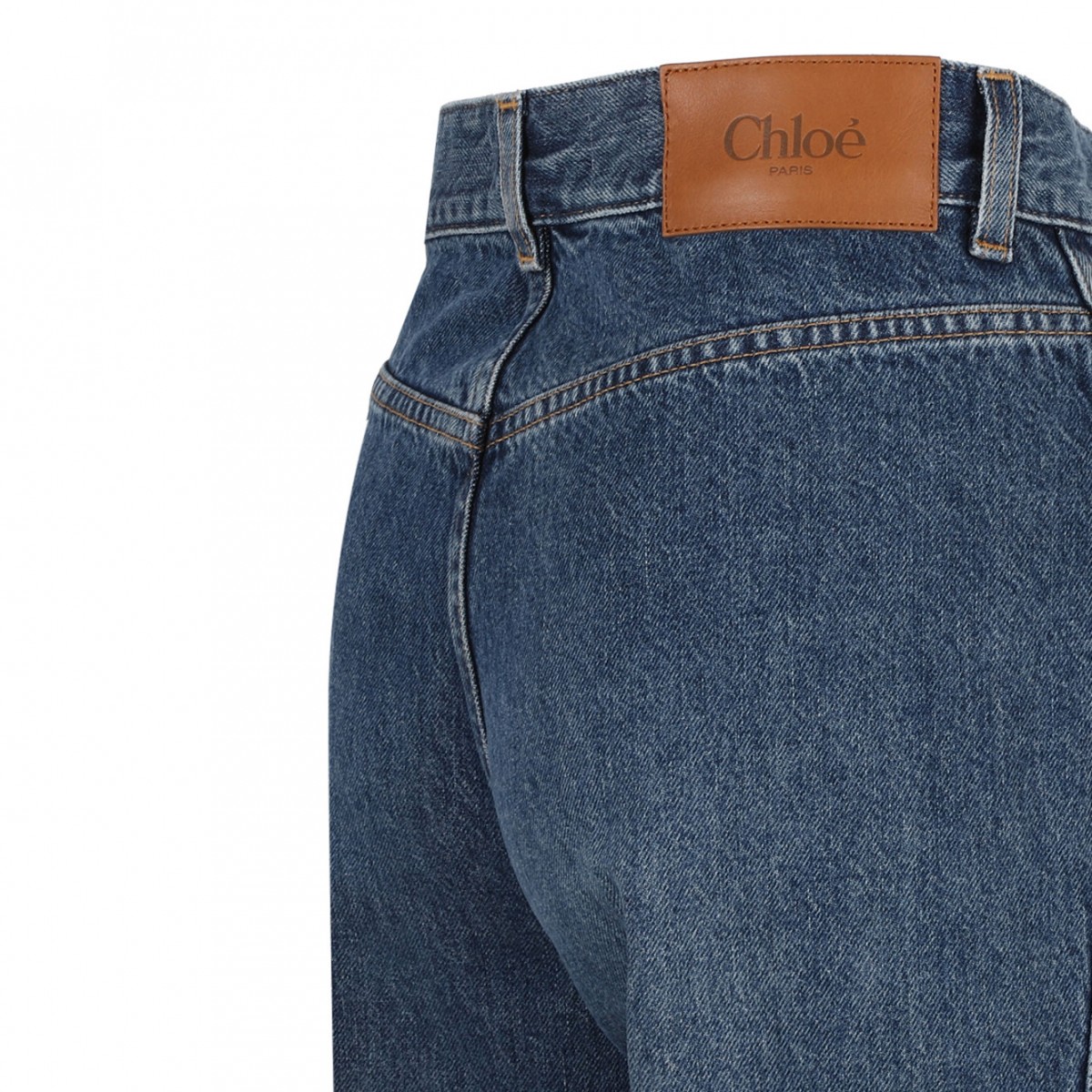 Dark Blue Bootcut Denim Jeans