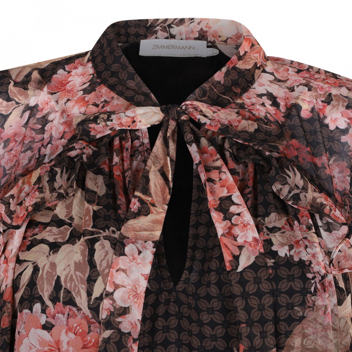 Multicolour Illuminate Flutter Blouse