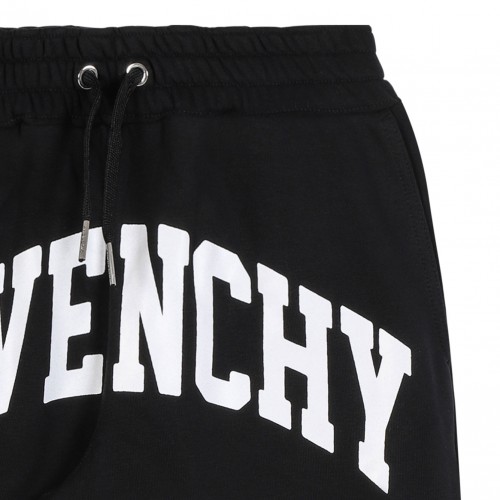 Black Lettering Logo Jogging Pants