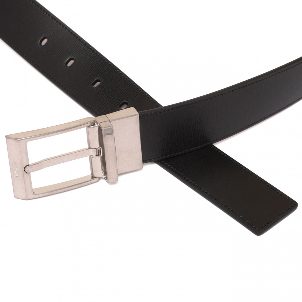 Black Shiffie Leather Belt
