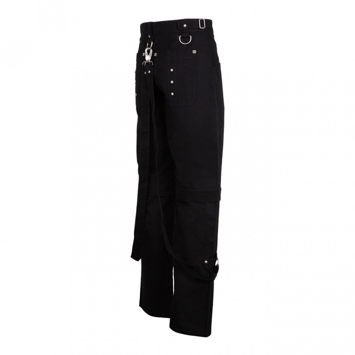 Black Two-in-One Detachable Trousers