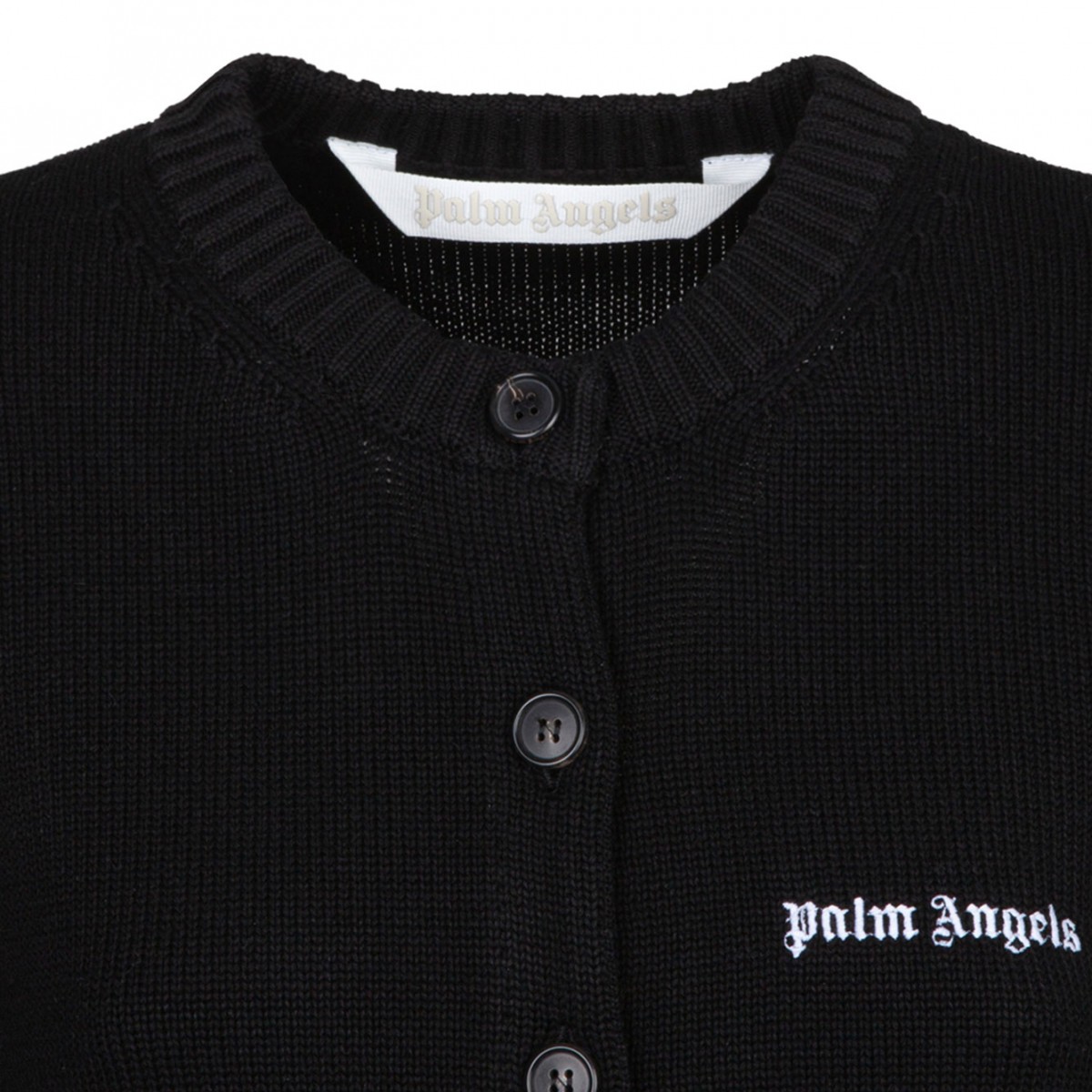 Black Cropped Cardigan