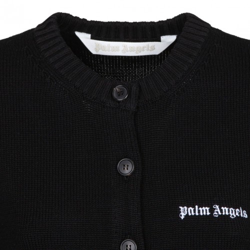 Black Cropped Cardigan