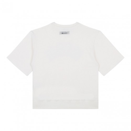 Cream White Logo Print Sweatshirt 2