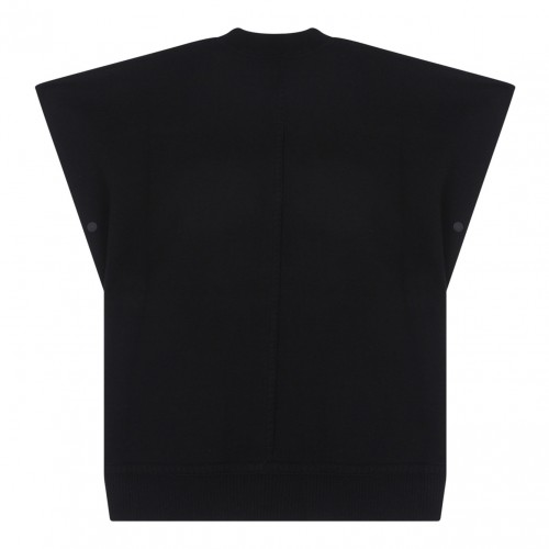 Black Check Print Cape 2