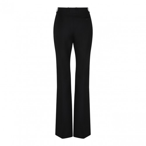 Black Tailored Bootcut Trousers