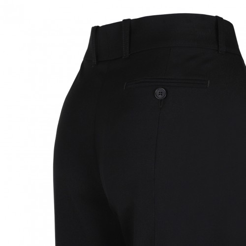 Black Tailored Bootcut Trousers