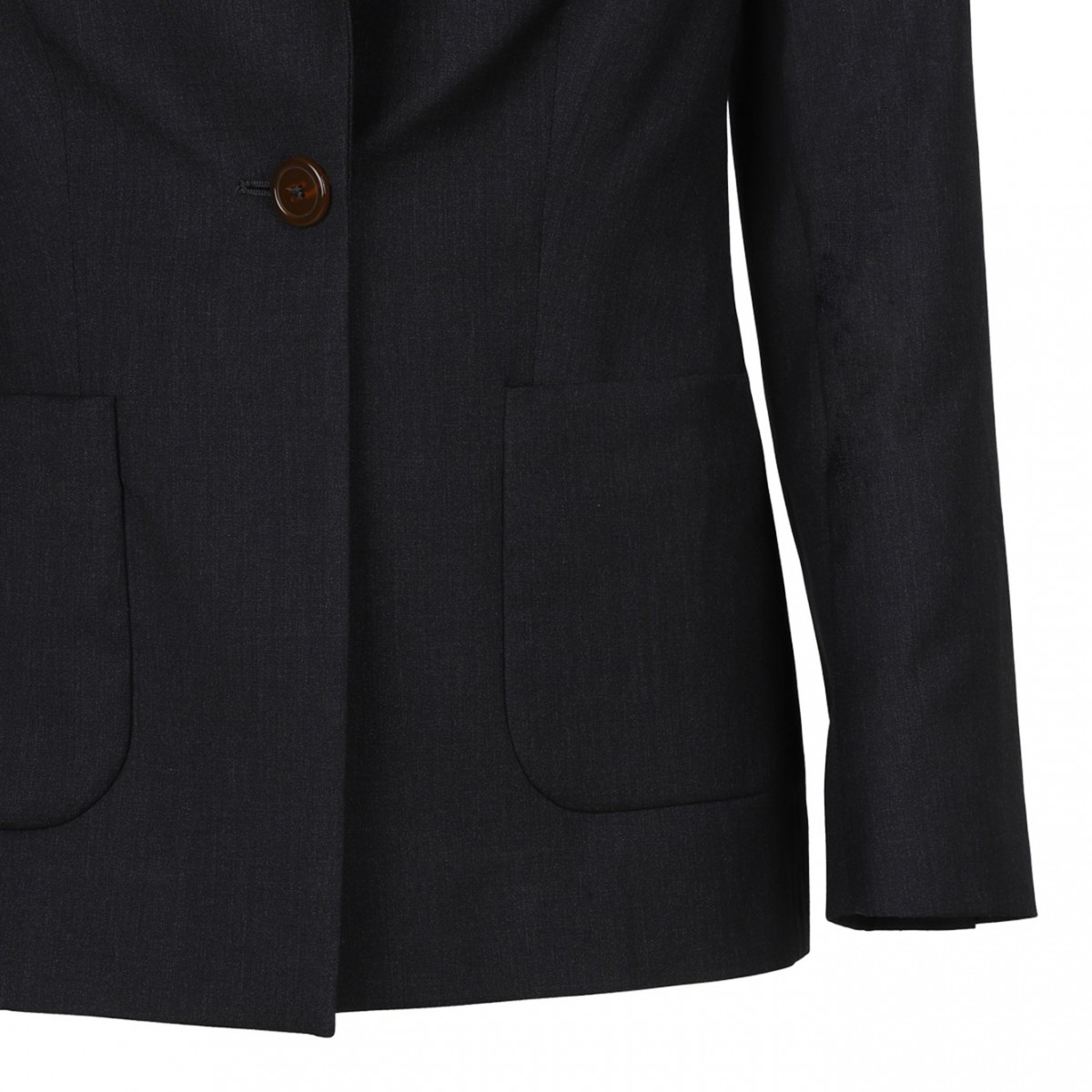 Dark Grey Wool Blazer