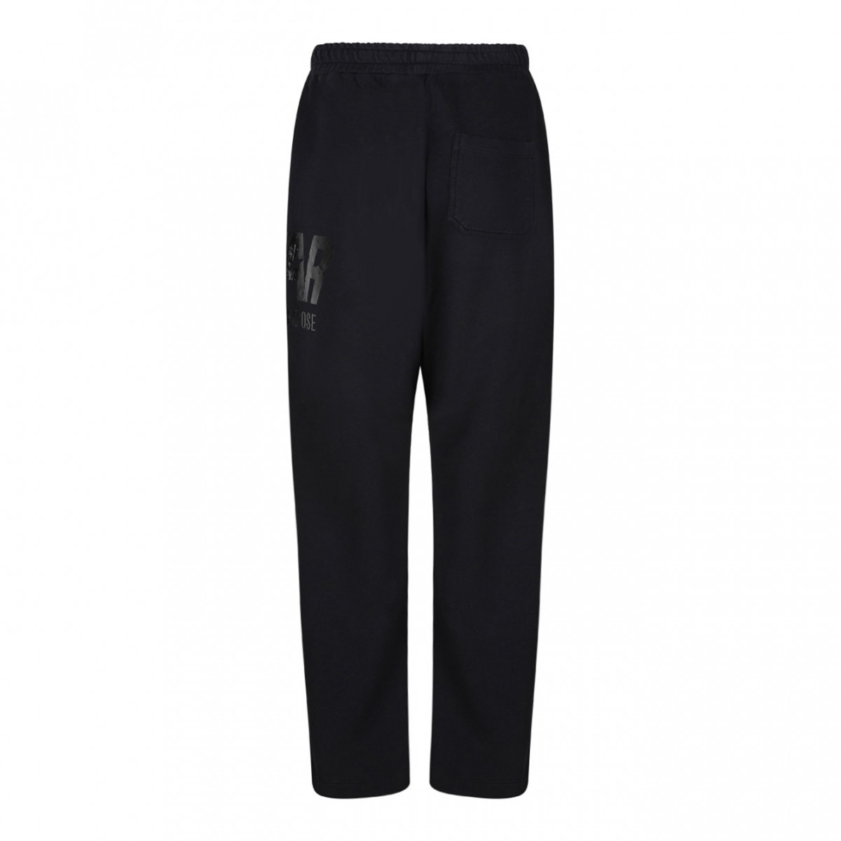 Black Logo Print Sweatpants