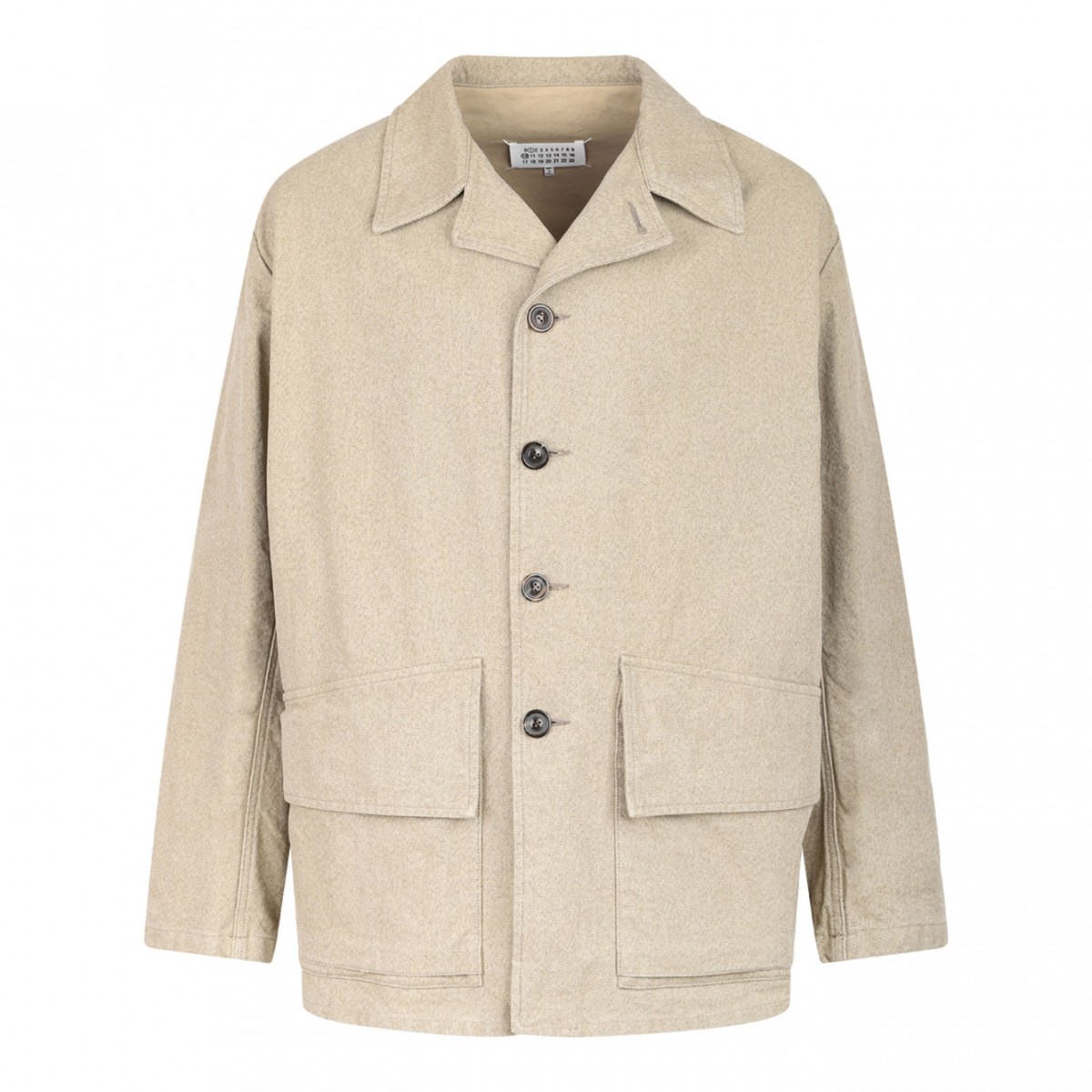 Beige Shirt Jacket