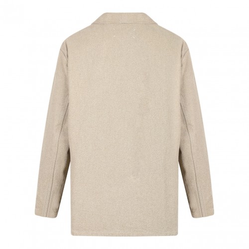 Beige Shirt Jacket